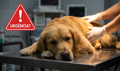 cachorro vomitando sangue