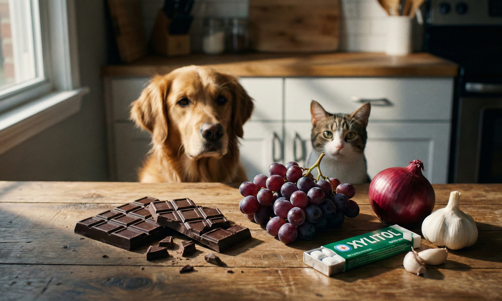 alimentos tóxicos para cães e gatos